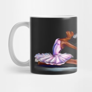 African American ballerina - brown skin ballerina dancing ballet Mug